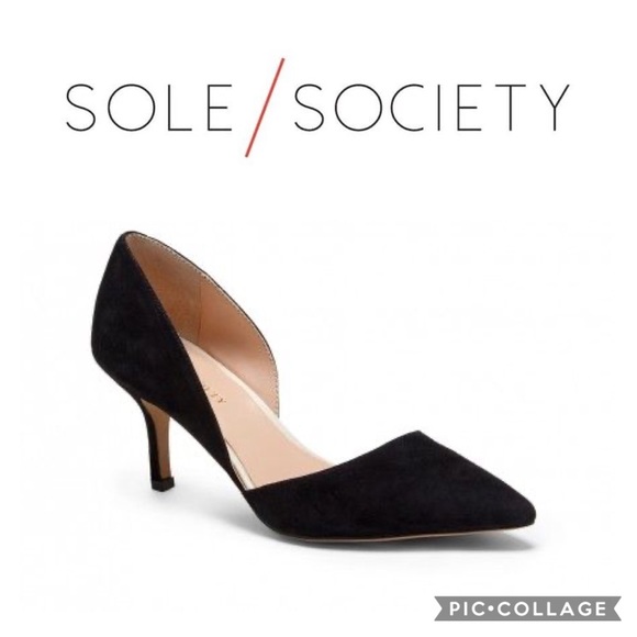 SOLE SOCIETY ‘Jenn’ D’Orsay pumps - Picture 1 of 8